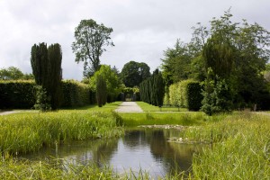 The Victorian gardens at Strokestown maintained many straight lines and angles, dividing up plant life into sections that could be manicured, maintained, and curated. 