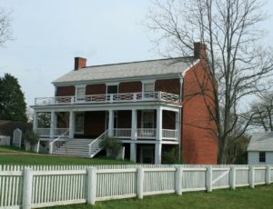 House in Appomattox Court House, VA, where Robert E. Lee signed the papers surrendering to Ulysses S. Grant