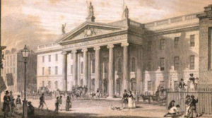 The GPO before the 1916 Rising was mainly used as as a post office and is still in use today.