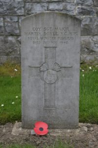 Doyle's gravestone in Grangegorman Military Cemetery, Dublin.